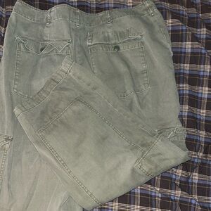 Green cargo pants